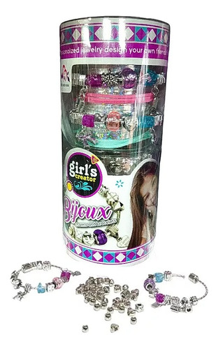 Set Bijouterie Arma Pulseras Collares Con Letras En Tubo