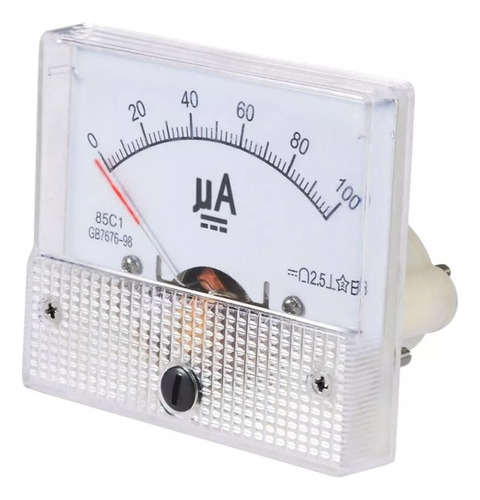 Micro Amperímetro 100ua Analógico Cd 0-100 Micro Amper Panel
