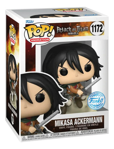 Funko Pop - Animation - Attack On Titan Mikasa Ackermann 11