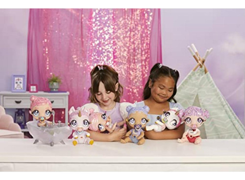 Glitter Babyz Mga's Melody Highnote Muñeca Con 3 Mágicos