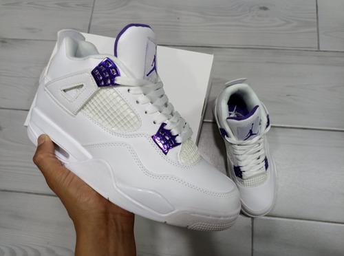 Tenis Jordan 4 Metallic Purple 26 Mx (Usado)