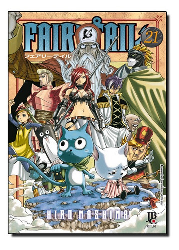 Fairy Tail - Vol. 21, De Hiro Kiyohara. Editora Jbc, Capa Mole Em Português