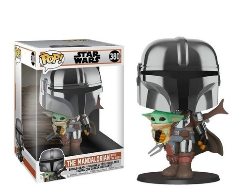 Funko Pop Star Wars - The Mandalorian With The Child 6'