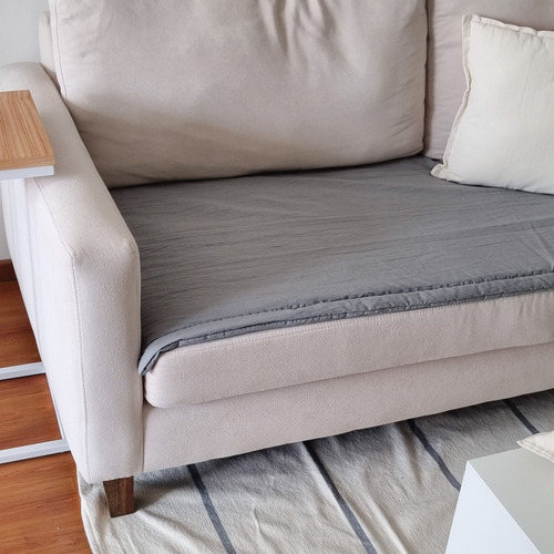 Pillow Manta Protector Cubre Asiento Sillon Tusor 2 Cuerpos