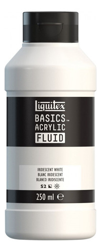 Tinta Acrílica Liquitex Basics Fluid 250ml Iridescent White