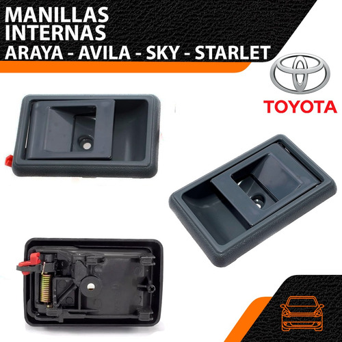 Manilla Interna Derecha Toyota, Araya, Sky, Avila, Starlet