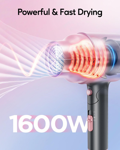 Secador De Cabelo Wavytalk Wavytalk 1600w Leve Com Difusor