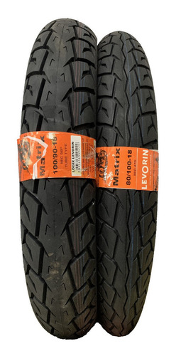 Pneu Yamaha Fazer 150 100/90-18 80/100-18 Levorin Matrix