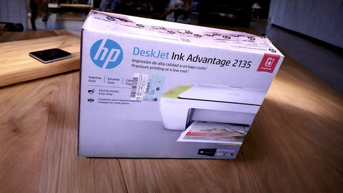 Impresora Hp Deskjet Ink Advantage 2135 Multifunción Blanco Verde Lima (Usado)