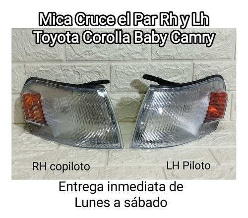 Mica Cruce Rh Y Lh Toyota Corolla Baby Camry 93/98