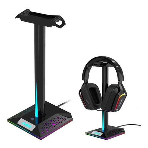 Soporte De Auriculares Rgb Para Juegos Con 3,5mm Aux Y ...