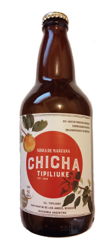 Sidra De Manzana Chicha Tipiliuke - Bot De 500 Ml - Organica