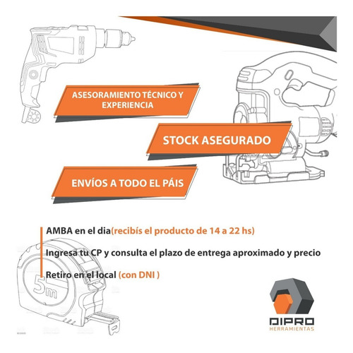 Lijadora Orbital De Palma 100x110mm 180 W Lo180 Argentec
