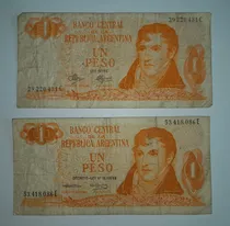 Comprar Billetes Argentinos - Ley 18.188 - Lote De 8 Billetes Varios