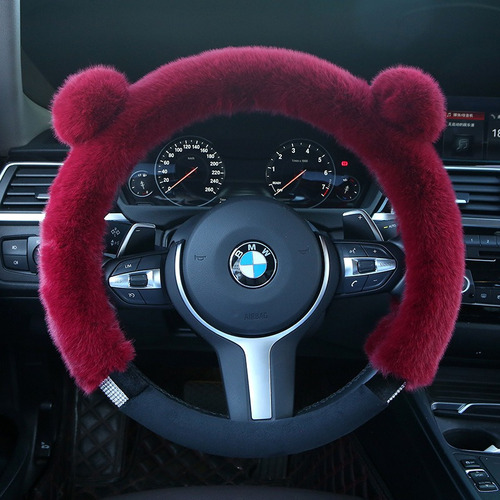 Funda Para Volante De Coche De Peluche Universal 38cm