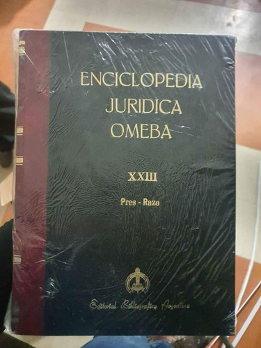 Enciclopedia Juridica Omeba 37 Vol + 4 Cds