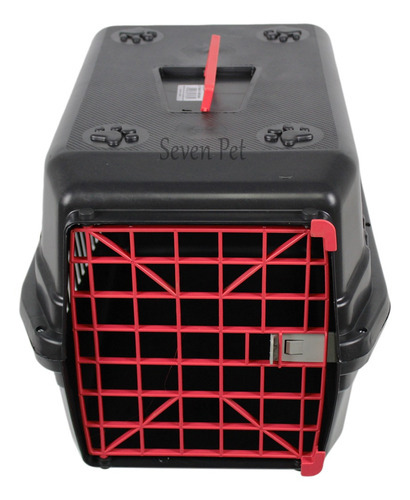 Caixa De Transporte Para Cães E Gatos N4 Bolsa De Transporte Cor Vermelha