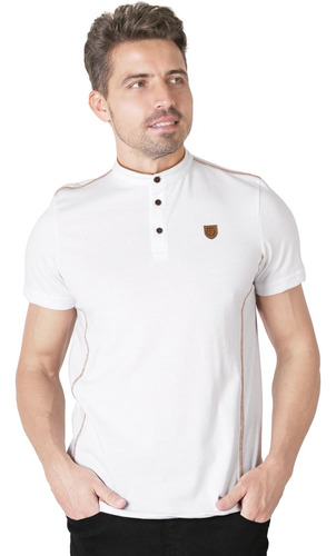 Playera Moda Camiseta Hombre Blanco Stfashion 71604637