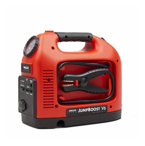 Wagan Tech 7551 Jumpboost V6 Arrancador De Salto, Color Rojo