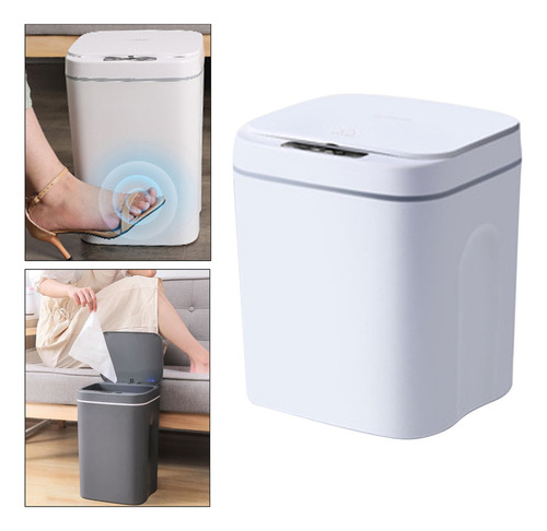 Cesto De Basura Inteligente A Prueba De Agua Con Sensor 12l