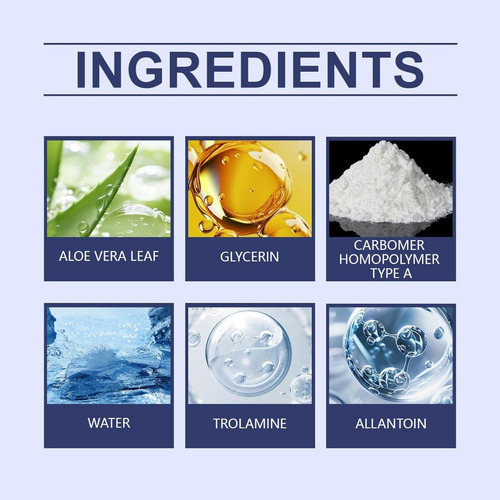 Gel Calmante Refrescante, Gel Calmante Corporal, 4 Unidades