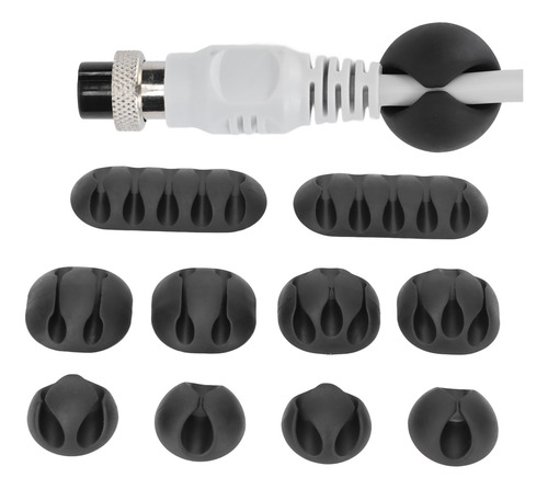Organizador De Cables Wire Management, 10 Piezas, Clip Para