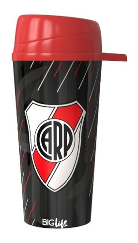 Vaso 18 Oz Tapa Pico Movil Boca / River- Ppr Solutions