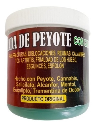 Pomada De Peyot 240g Adormece El Dolor + Envio Incluido