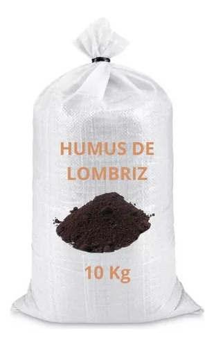 Humus De Lombriz, Abono Orgánico Bulto De 10 Kg