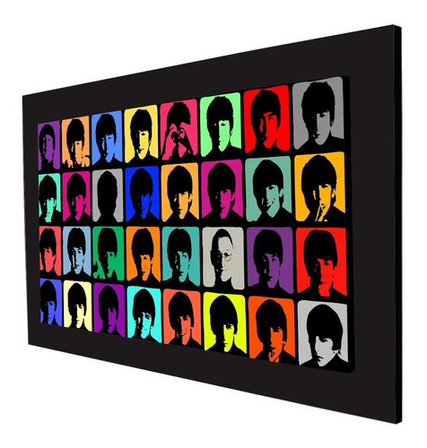 Cuadro 60x40cms Decorativo Beatles + Envío Gratis