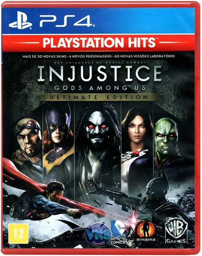 Injustice Gods Among Us Playstation Hits Mídia Física Ps4