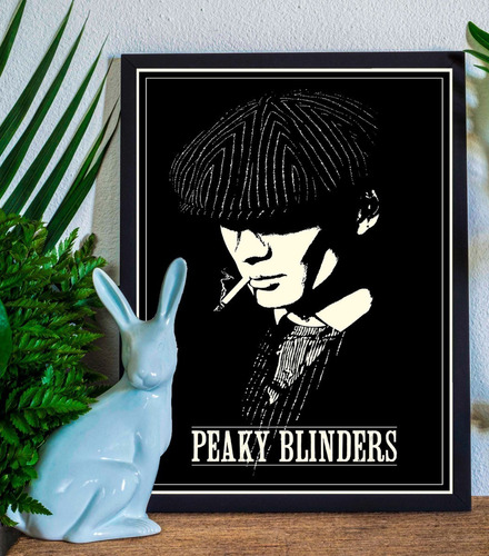 Cuadro Marco Negro Poster 33x48cm Shelby Peaky Blinders 06