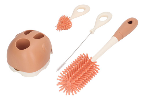 Juego De Cepillos De Limpieza Para Biberones De Leche, Mango