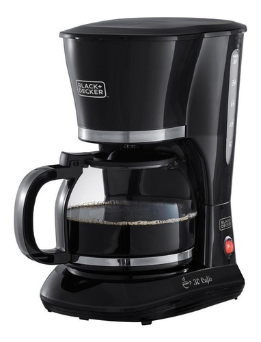 Cafeteira Black+Decker CM301 semi automática preta de filtro 110V