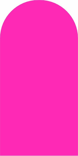 Painel De Festa Romano Dupla Face Cor Lisa 180 X 90cm Tecido Cor Rosa Neon Fluorescente