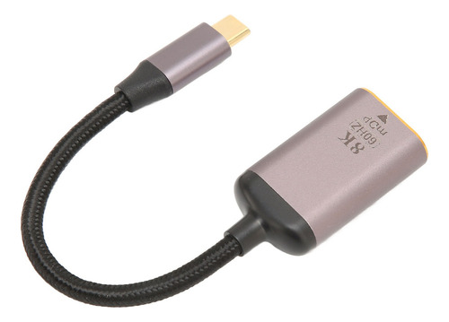 Cable Usb C A Mini Dp, Adaptador Displayport, 8 K, 60 Hz, En