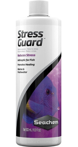 Seachem Stress Guard 500ml Antiestrés Acondicionador