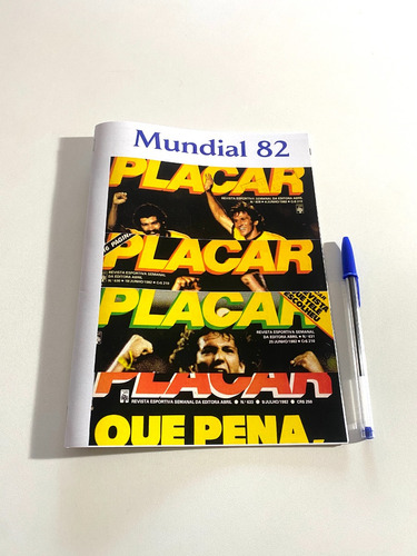 Revista Placar Seleção Brasil Brasileira Mundial 1982 Ofício