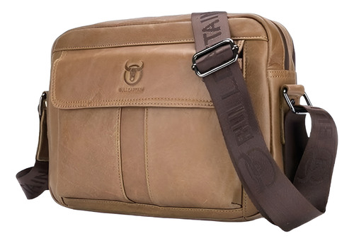Bolso/bandolera Cuero Genuino Bull Captain Mod. Front