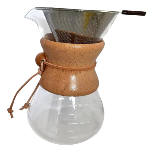 Despeje Sobre A Máquina De Café Filtro Reutilizável 600ml