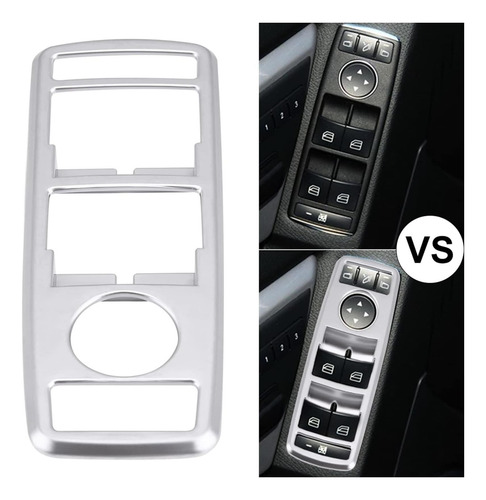 Acouto Car Window Switch Button Trim Panel Cover For Benz A