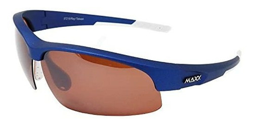 2018 Maxx Gafas De Sol Ray Tr90 Marco Azul Real Con K4smh