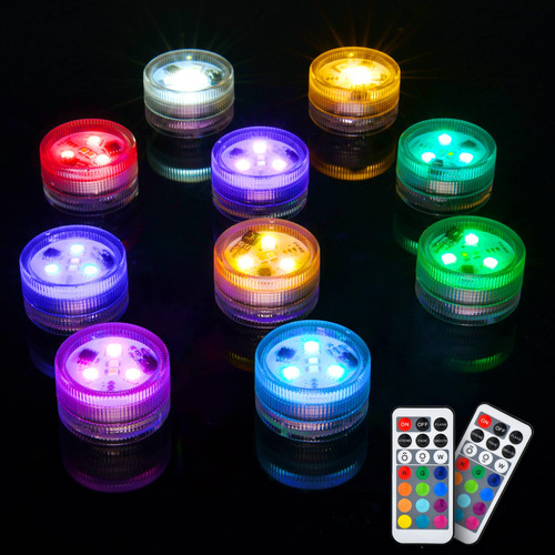 Mini Velas De Te Led Sumergibles, Impermeables, Sin Llama, A