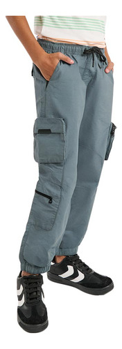 Pantalon Jogger Resorte Casual Next & Co Nxt1 Azul Niño