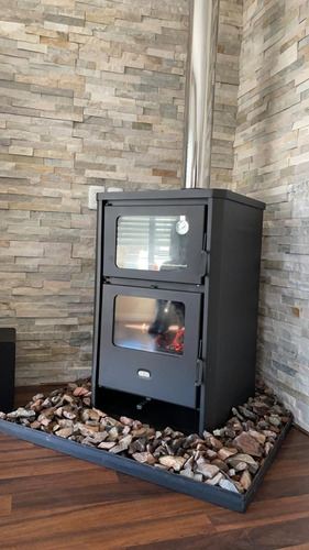 Calefactor Estufa Leña Prity Con Horno Fg Potencia 14kw