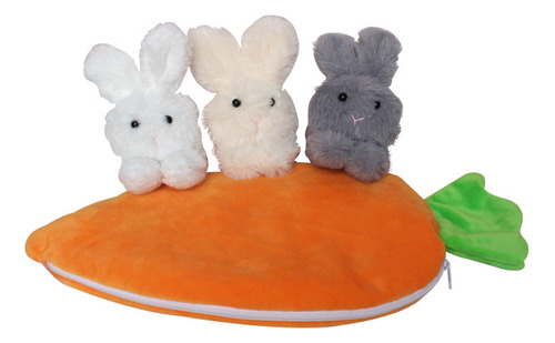 Lindo Conjunto De Muñecas Con Forma De Conejo Con Bolsa De Z