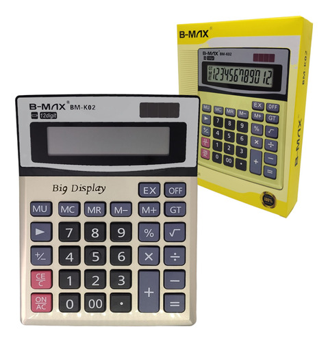 Calculadora De Mesa Escritório Display 12 Dígitos Grande