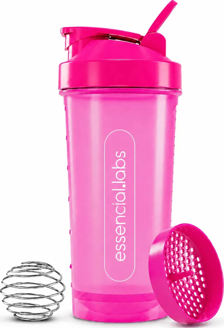 COQUETELEIRA / SHAKER Academia BPA Free Cor Pink - 600ml