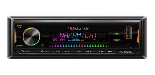 Estéreo Con Bluetooth Y Usb Am Fm Dsp Nakamichi Nq722bd 