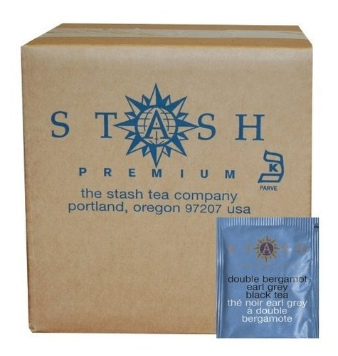Stash Tea Doble Bergamota Té Earl Gray, Box 100 Conde De Bol
